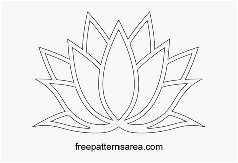 Lotus mandala vector template set for cutting and printing. free printable lotus flower stencils best flower site