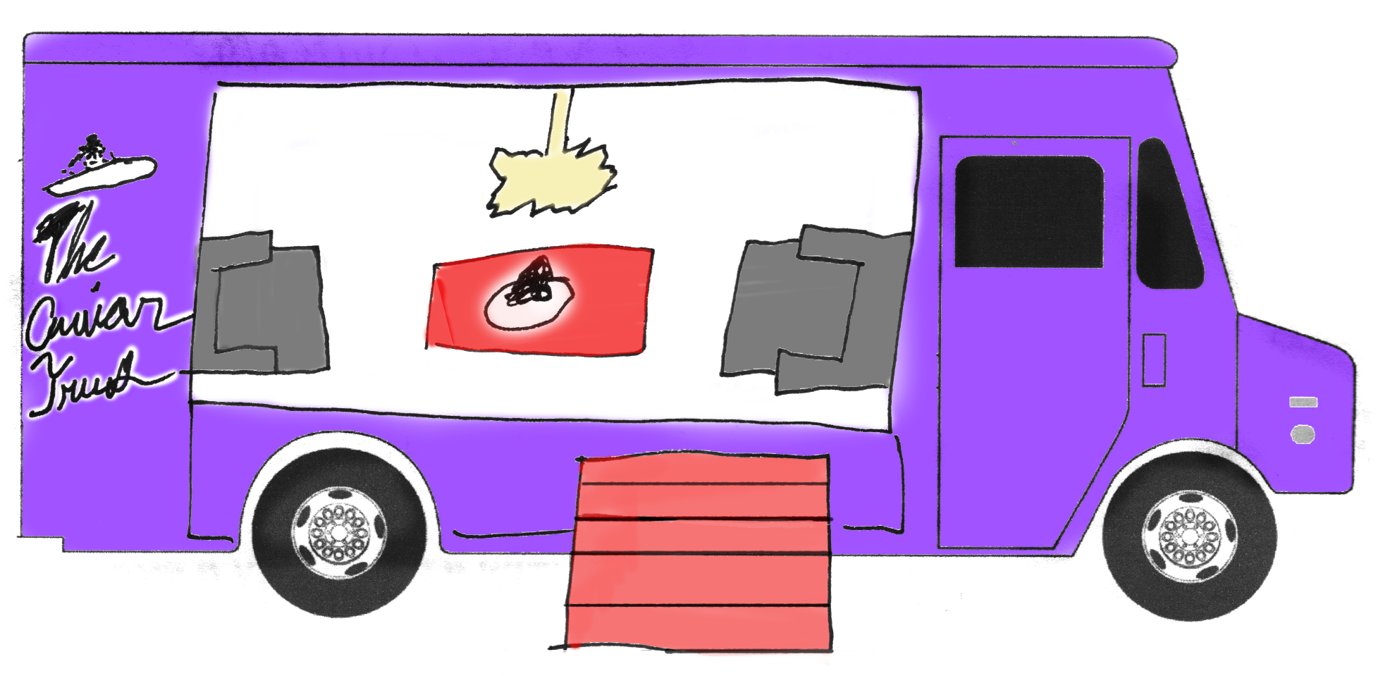 pix Blank Outline Food Truck Template roaming hunger