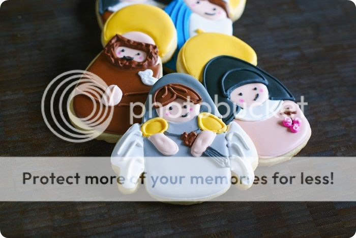 all saints day cookies, 5 designs in all