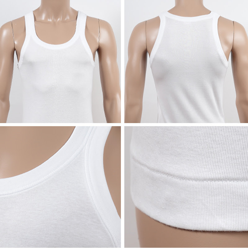 Bvd メンズ タンクトップ 綿100 Ll コットン ランニング シャツインナー 下着 男性 紳士 白 ホワイト 大きいサイズ タンクトップ ランニングシャツ すててこねっと