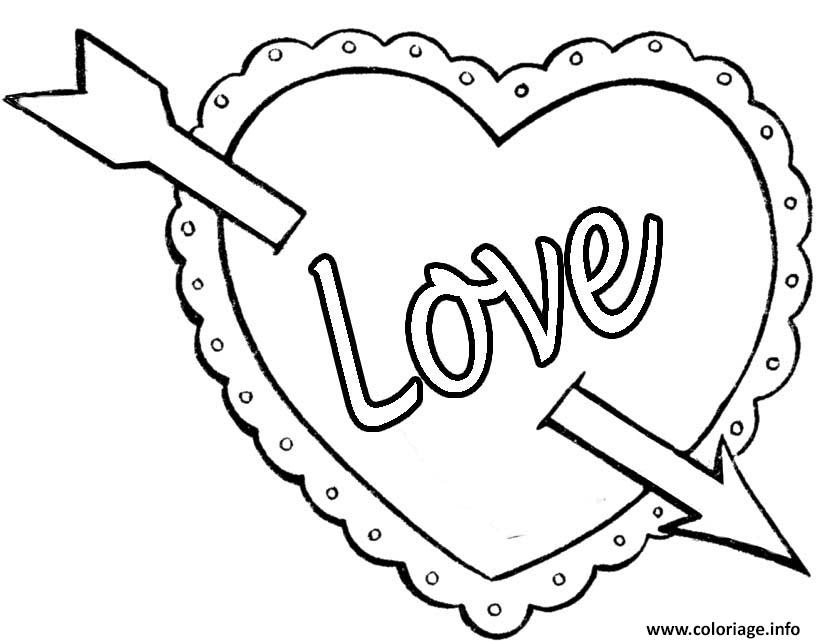 Coloriage Coeur Saint Valentin 116 Jecolorie Com