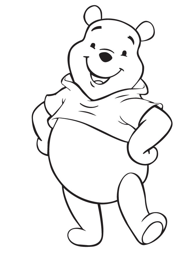 Pooh Bear Winnie The Pooh Coloring Pages Clip Art Library