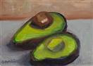 Original Oil Still Life of Avacados By Cheryl Ratcliff