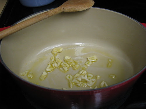 garlic 15 seconds
