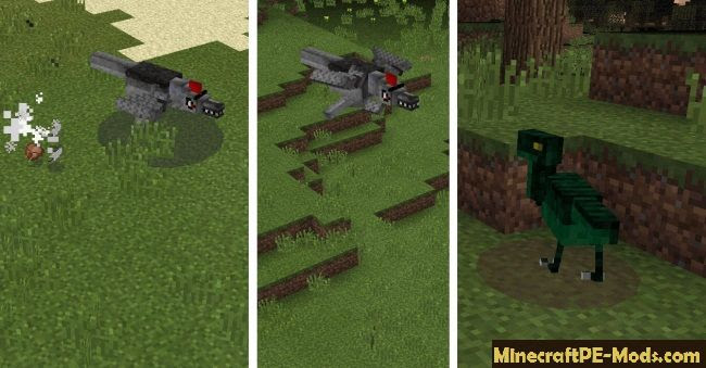 Jurassic Craft World Mod For Minecraft PE 1.7, 1.6.1, 1.5 