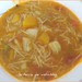 Minestra di tagliolini con la zucca