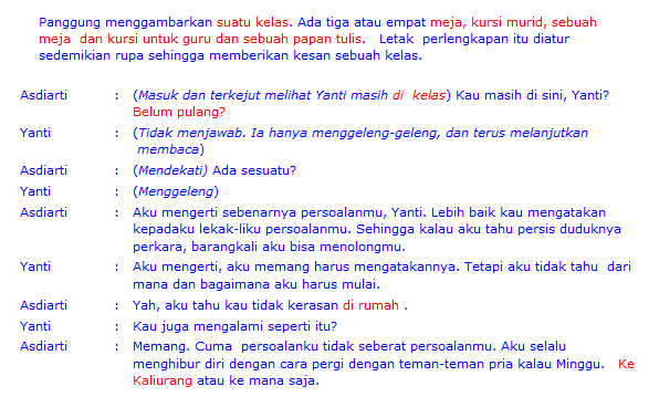 Contoh Naskah Drama Cerita Rakyat Untuk 8 Orang - Contoh 49