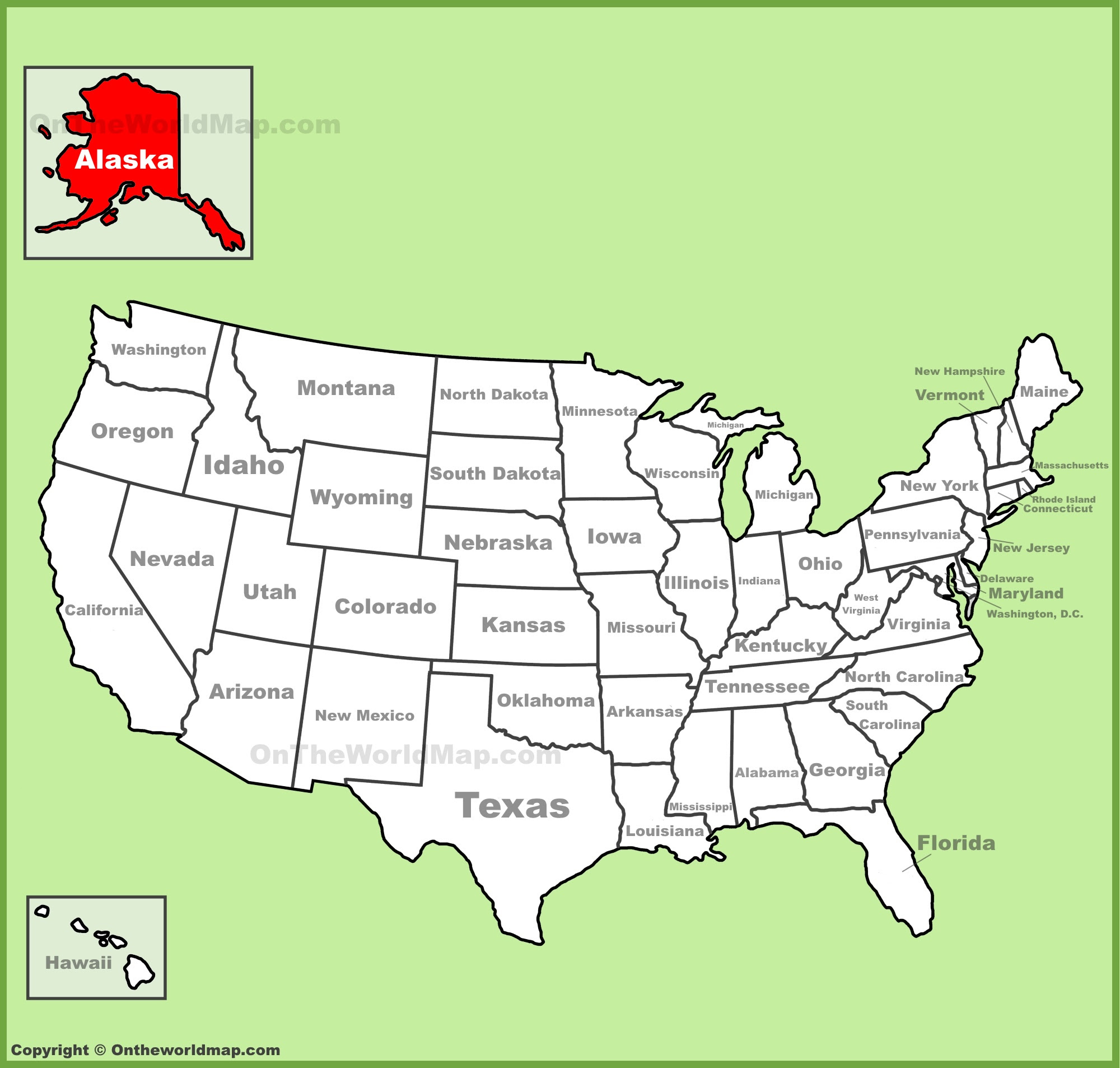 Where Is Alaska On The Us Map Alaska State Maps | USA | Maps of Alaska (AK)