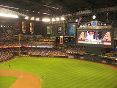 Arizona Diamondbacks 9, Los Angeles Dodgers 4, Chase Field, Phoenix, Arizona (29) by Ken Lund