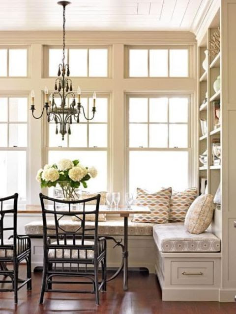 40 Cute And Cozy Breakfast Nook Décor Ideas - DigsDigs