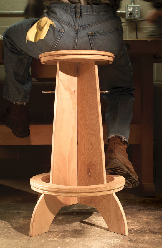 Double-Duty Shop Stool - Popular Woodworking Magazine