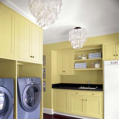 Laundry-Room Chandelier | 100 DIY Upgrades for Under $100 | This ...
