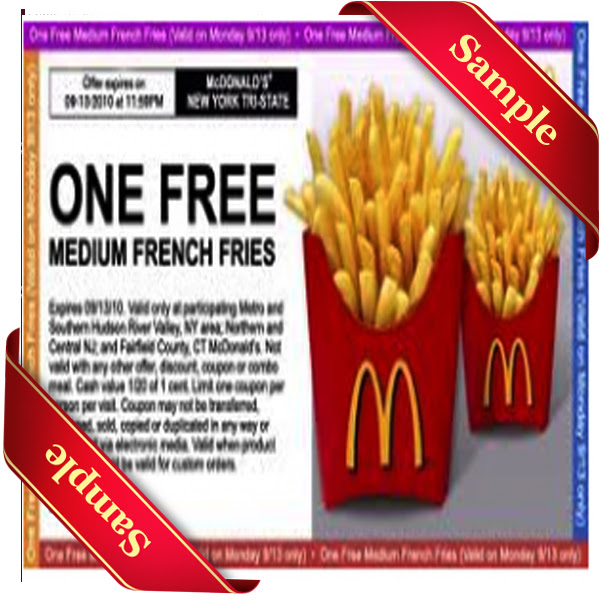 Mcdonalds – Free Printable Coupons