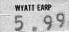 Wyatt Earp 5.99 BW
