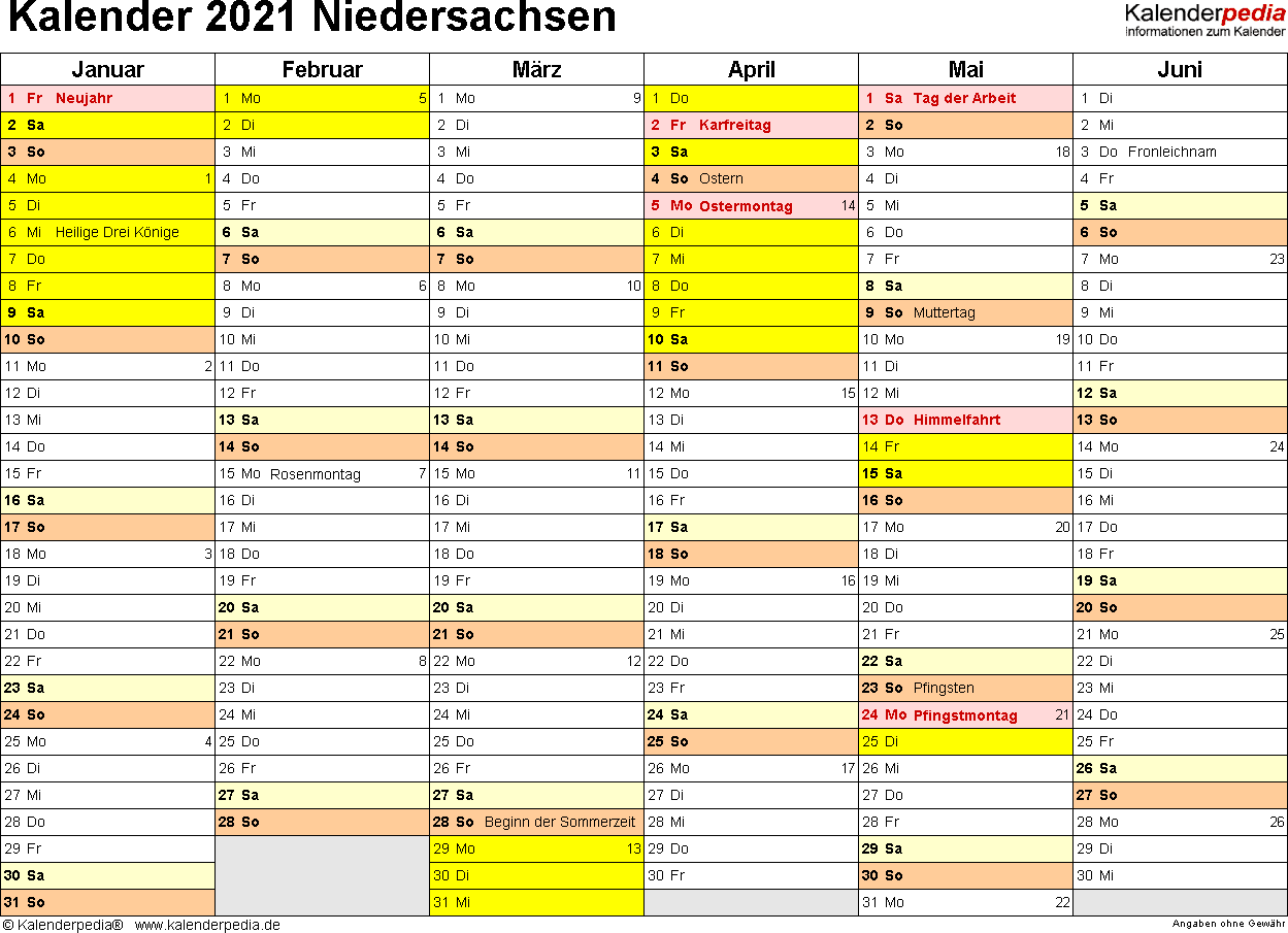 Pdf Kostenlos Kalender 2021 Nrw / Kalender 2021 und 2020 ...