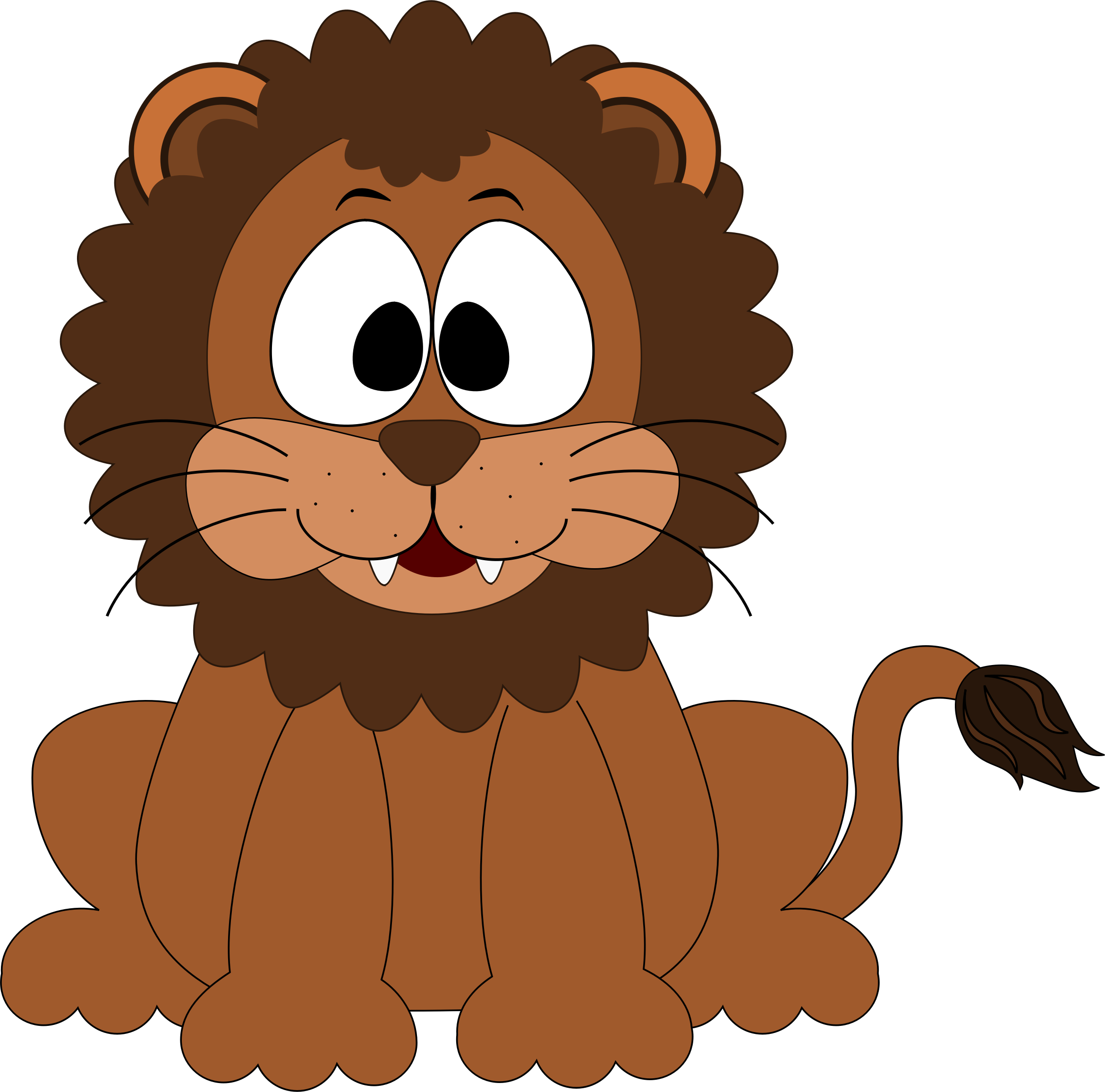 Cartoon Lion - ClipA