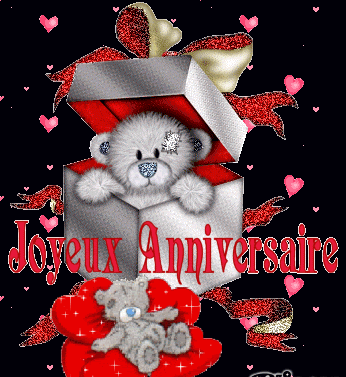 Joyeux Anniversaire Oursons Coeur