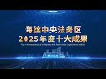 Top 10 Achievements of the Maritime Silk Road Central Legal District in 2025