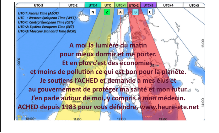 Site d'information de l'Association contre l'heure d'été ...