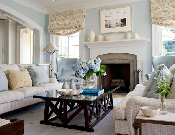 Traditional Family Room by Plum Interiors