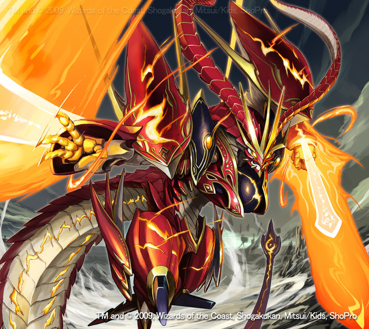 Negativecontact ｂｌｏｇ デュエルマスターズイラスト 激竜王ガイアール オウドラゴンなど