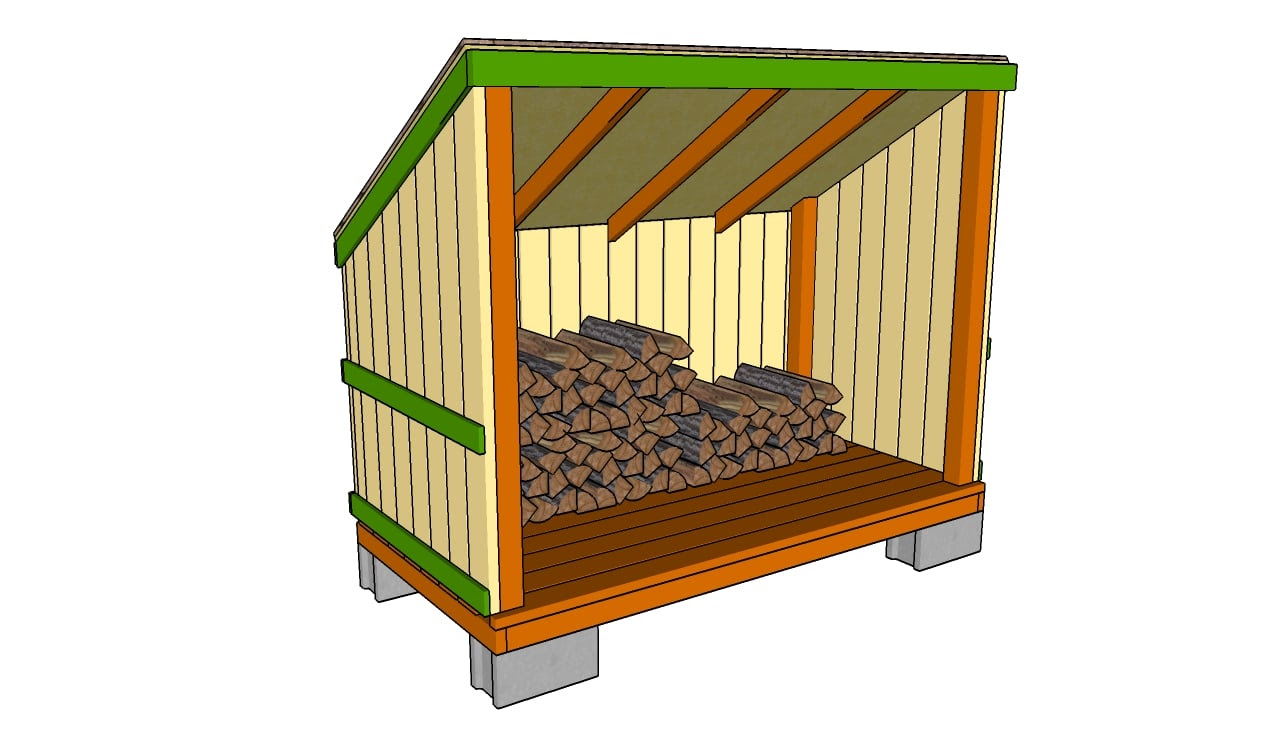 Firewood Shed Plans MyOutdoorPlans Free Woodworking 