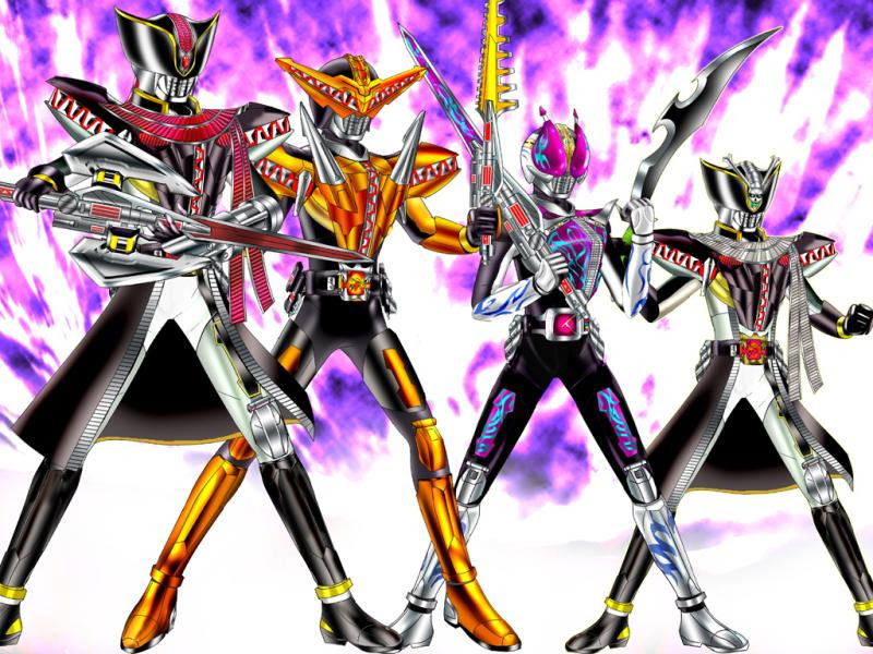 仮面ライダー電王 悪のライダー４ショット 電王悪役列伝 暗黒四本刀 ルナ ルーンのイラスト集
