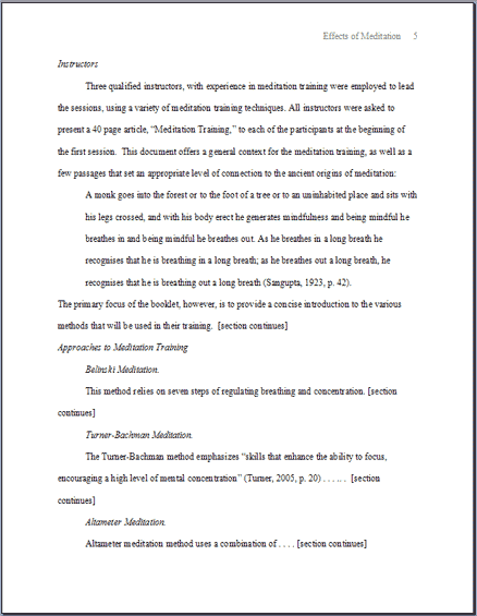 APA Style - Content Rules