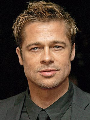 short hairstyle men -Brad Pitt short hairstyle