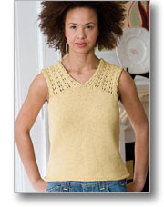 Lutea Lace-Shoulder Shell