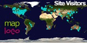 Locations of Site Visitors