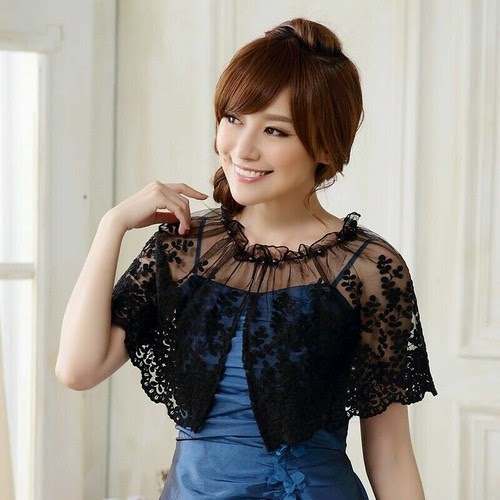 Wedding Formal Occasion Details About Women Lace Mesh Cardigan Bolero Shrug Wrap Cape Beaded Blouse Bridal Wedding New Bridal Accessories