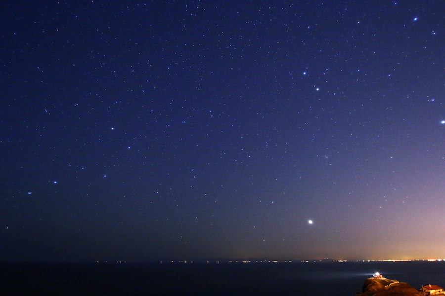 祝津展望台の星空 ここかしこが慕わしいまち