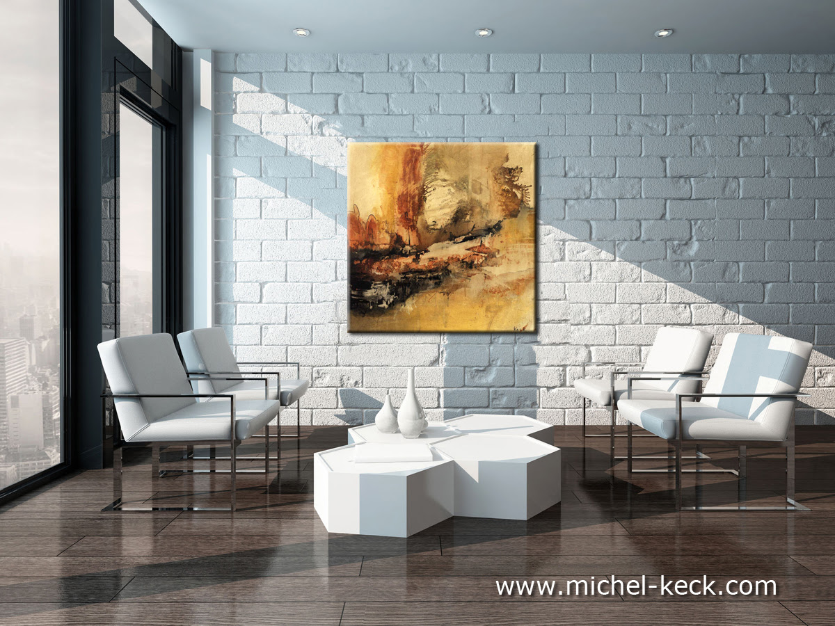 abstract art painting by keck