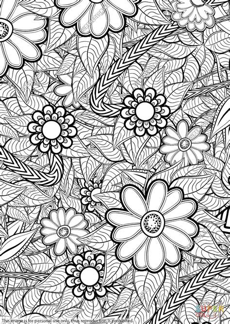 Download printable zentangle coloring pages free and use any . zentangle ornament with flowers coloring page free printable coloring pages