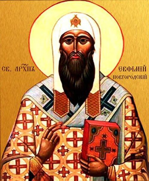 IMG ST. EUTHYMIUS, The Bishop of Novgorod