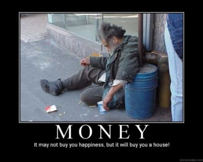 Money it may not buy you happiness, but it will buy you a 
