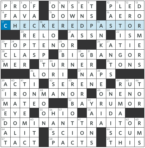 Thursday, December 14, 2017 | Diary of a Crossword Fiend
