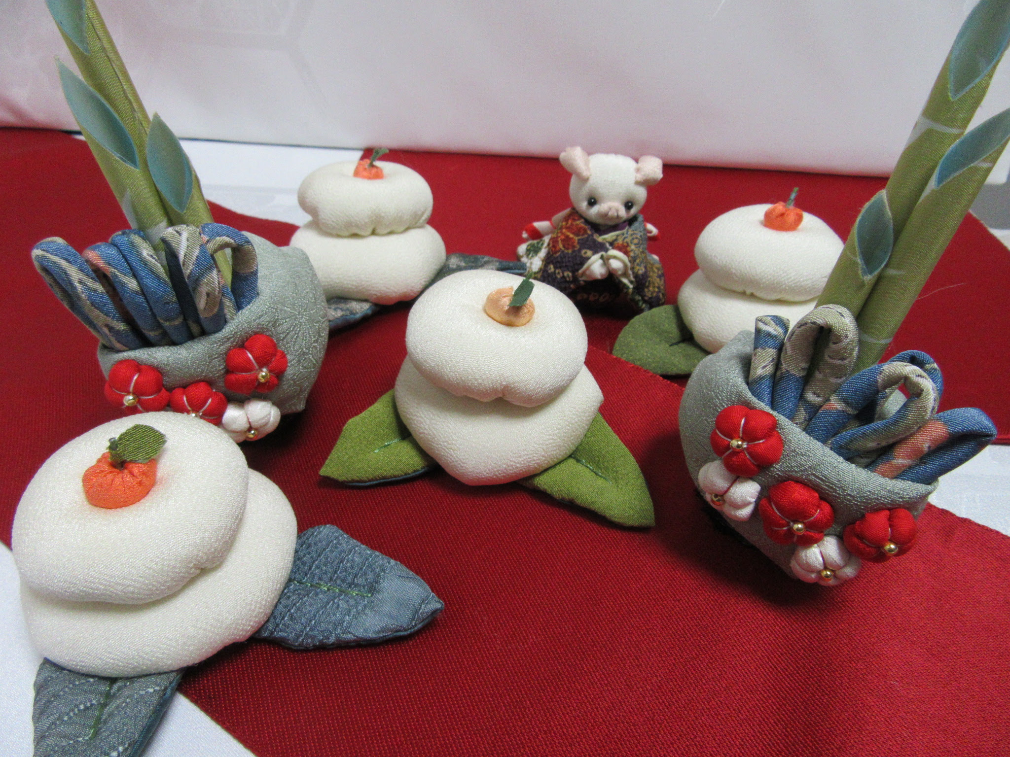 布あそぼ お正月 鏡餅の作り方