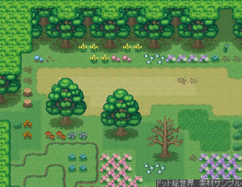 ドット絵世界 森と草原1