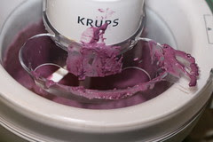 Blueberry-Sour Cream Ice Cream