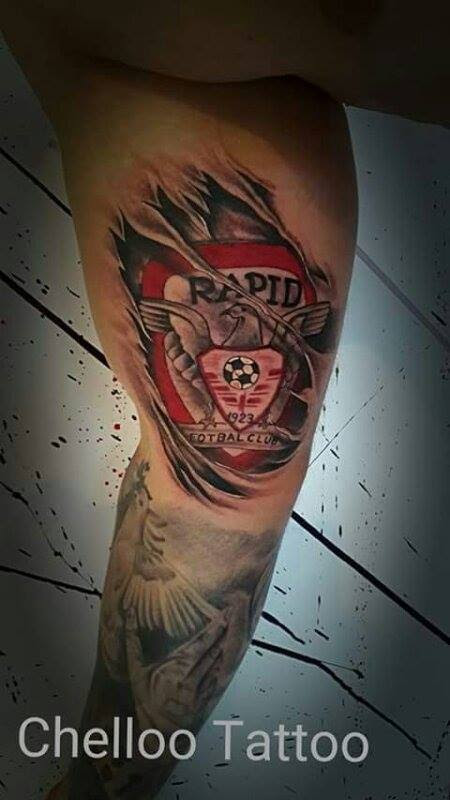 Tatoo Rapid Bucuresti
