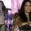 A top model brasileira Raica Oliveira estava na passarela quando o biquíni desceu e mostrou seus seios. Foto: AgNews