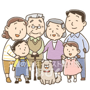 高齢者と家族のイラスト 介護の無料イラスト素材集けあぴく