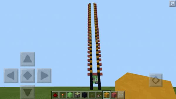 自走式ピストンエレベーターの下降回路 のんびりマイクラpe