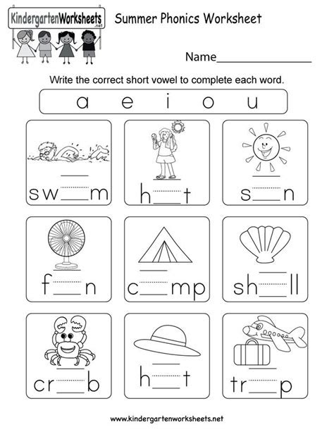 At fun fonix you can find resources to support . phonics worksheets pdf for kindergarten try this sheet