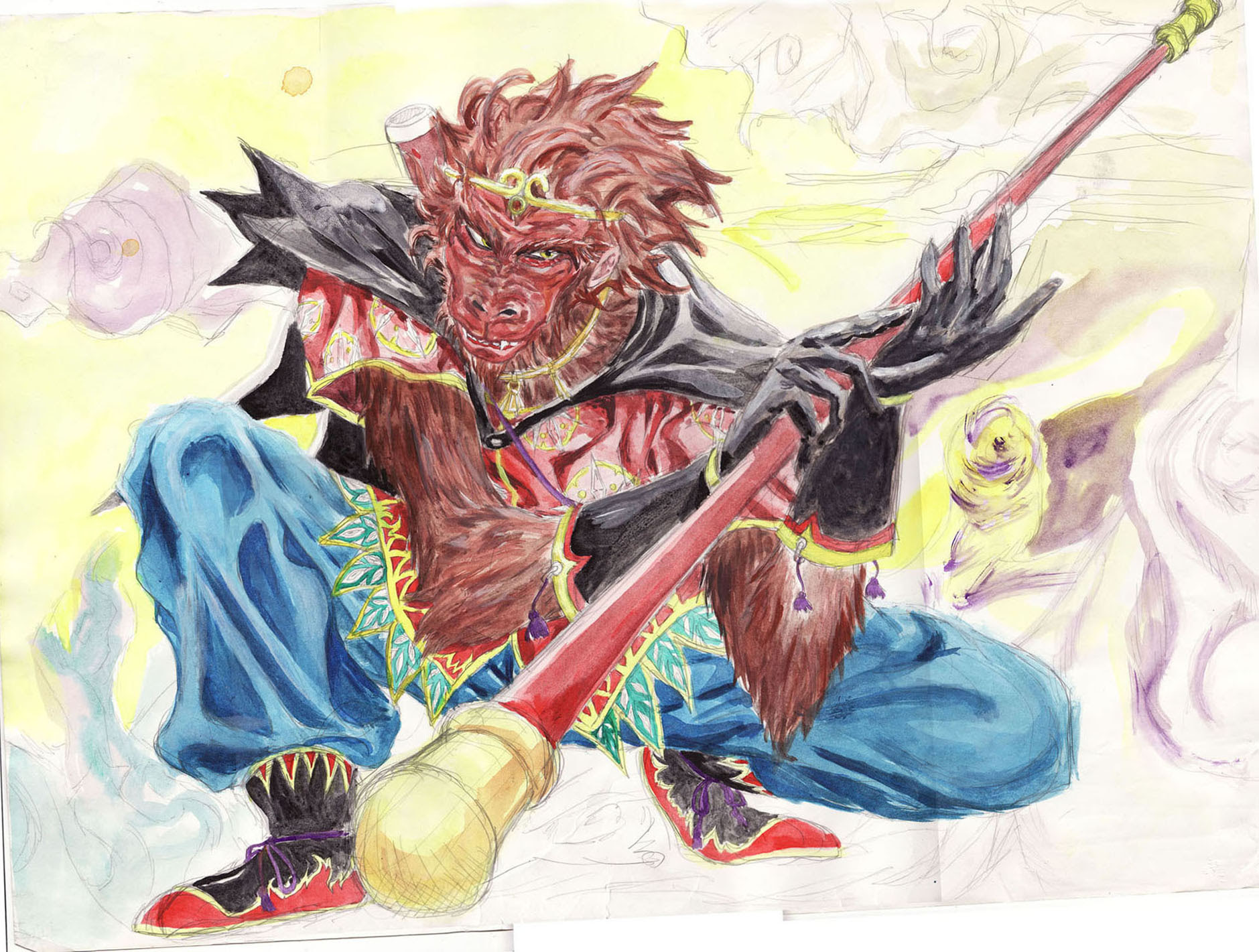 神 死神 悪魔 妖精 天使 よっぴげの紙粘土フィギュア お気楽イラスト 海水魚ブログ