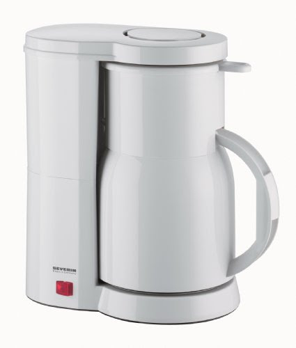 Severin 9243 Cafetière Isotherme, Blanc, 800 W, 1.0 L