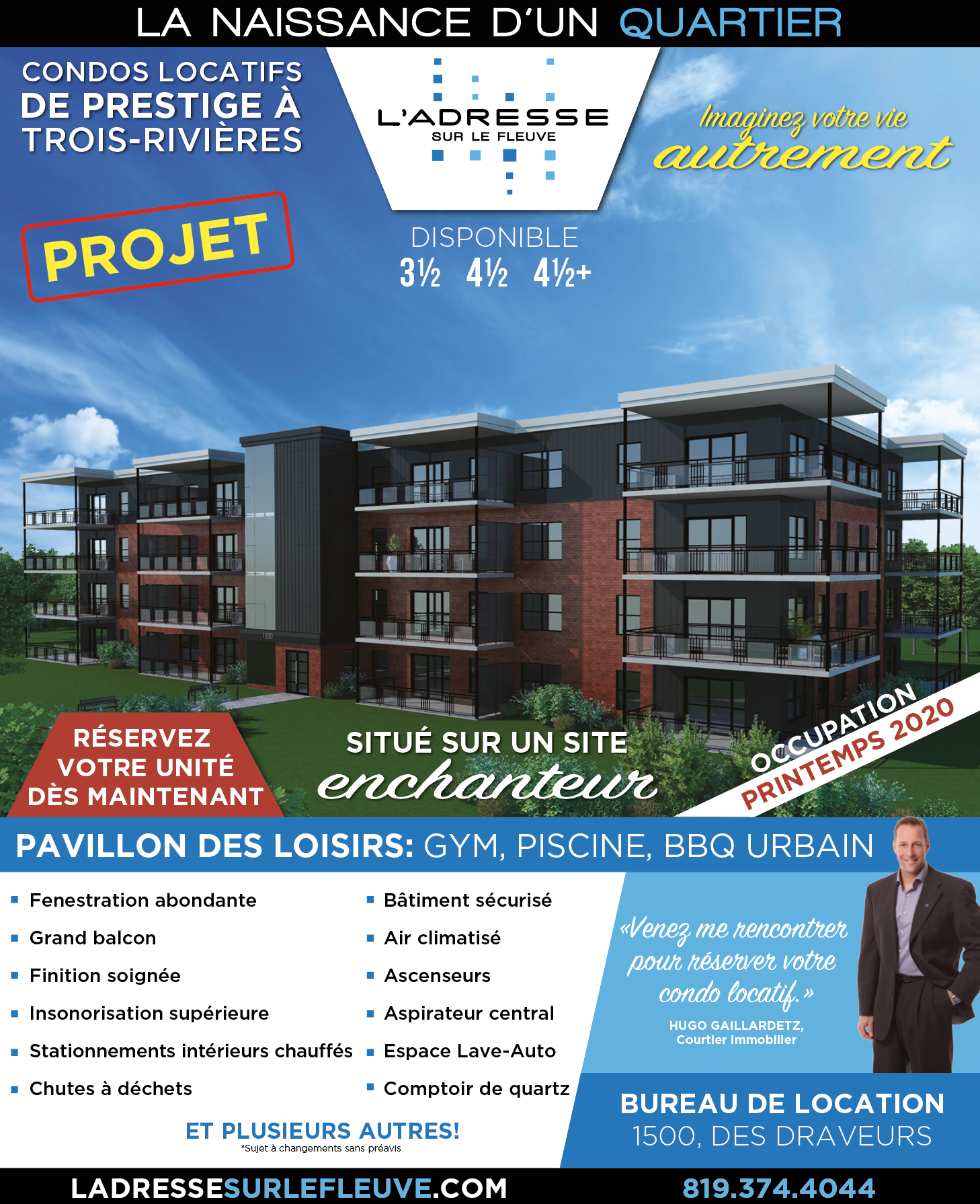 appartement a louer rive sud candiac   95