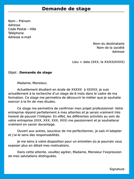 exemple de lettre de presentation personnelle   61